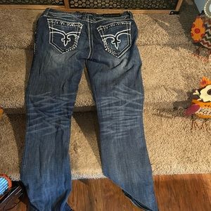 rock revival jeans size 29 easy boot